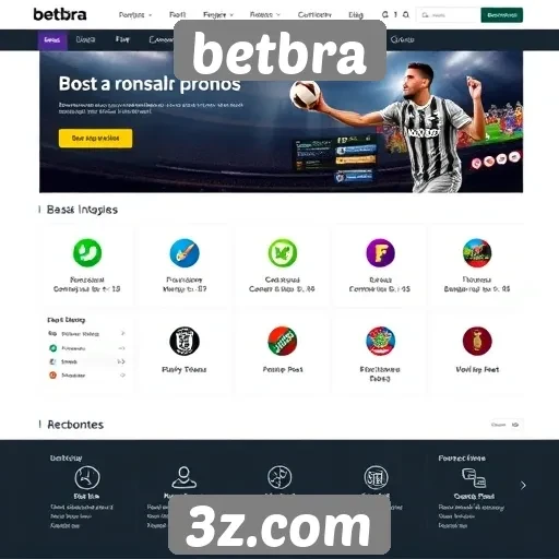 Análise das funcionalidades do site Betbra